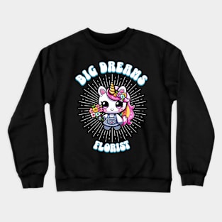 Big Dreams Florist Unicorn Ocean Edition Crewneck Sweatshirt